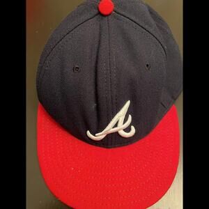 Vintage Atlanta Braves Hat New Era Pro Wool Blend‎ Unisex
